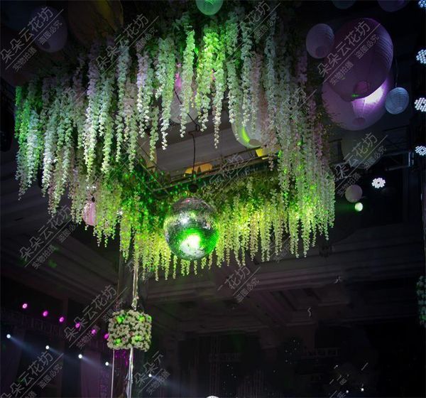 12pcs/lot upscale artificial silk flower vine home decor simulation wisteria garland craft ornament for wedding party decoration decorative
12pcs/lot upscale artificial silk flower vine home decor simulation wisteria garland craft ornament for wedding party decoration decorative