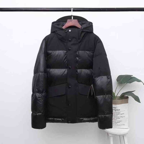 french designer givenci down jacket leather cloth stitching parka coat oblique pocket goose b letter embroidered warm and windproof m-3xl, Black
french designer givenci down jacket leather cloth stitching parka coat oblique pocket goose b letter embroidered warm and windproof m-3xl, Black