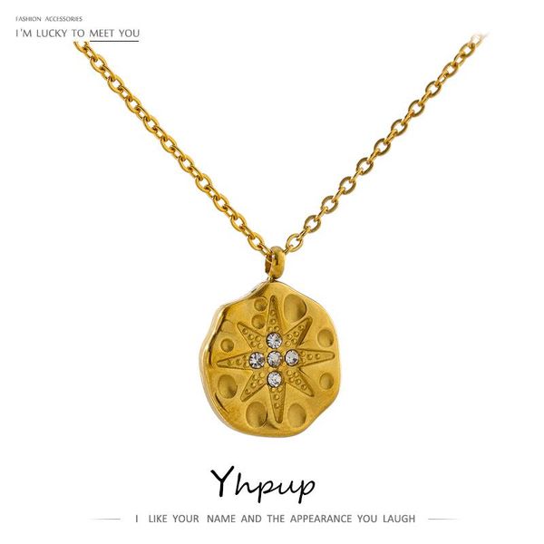 yhpup trendy stainless steel north star collar necklace exquisite shiny cubic zirconia chain neckalce jewelry bijoux femme pendant necklaces, Silver
yhpup trendy stainless steel north star collar necklace exquisite shiny cubic zirconia chain neckalce jewelry bijoux femme pendant necklaces, Silver