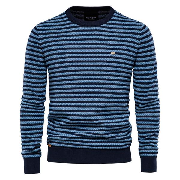 men's sweaters aiopeson cotton striped sweater men casual o-neck warm pullovers knitted male winter mens, White;black
men's sweaters aiopeson cotton striped sweater men casual o-neck warm pullovers knitted male winter mens, White;black