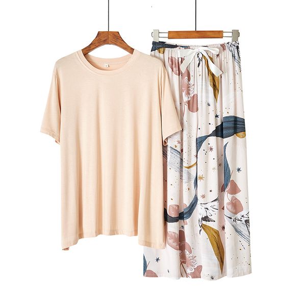 sleepwear modal pajamas set 2 pieces women viscose simple floral printing short sleeve trousers summer autumn sleepwear omjz xp2q, Black;red
sleepwear modal pajamas set 2 pieces women viscose simple floral printing short sleeve trousers summer autumn sleepwear omjz xp2q, Black;red