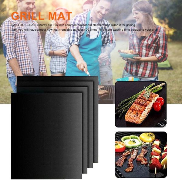 grill mat - heavy duty non-stick, reusable, easy to clean, works on smoker, charcoal grill, barbecue grilling accessories (s outdoor pads
grill mat - heavy duty non-stick, reusable, easy to clean, works on smoker, charcoal grill, barbecue grilling accessories (s outdoor pads