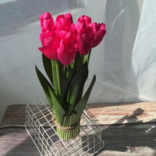 heads artificial tulip flowers bouquet long stem real touch simulation for home room party wedding decoration decorative & wreaths
heads artificial tulip flowers bouquet long stem real touch simulation for home room party wedding decoration decorative & wreaths