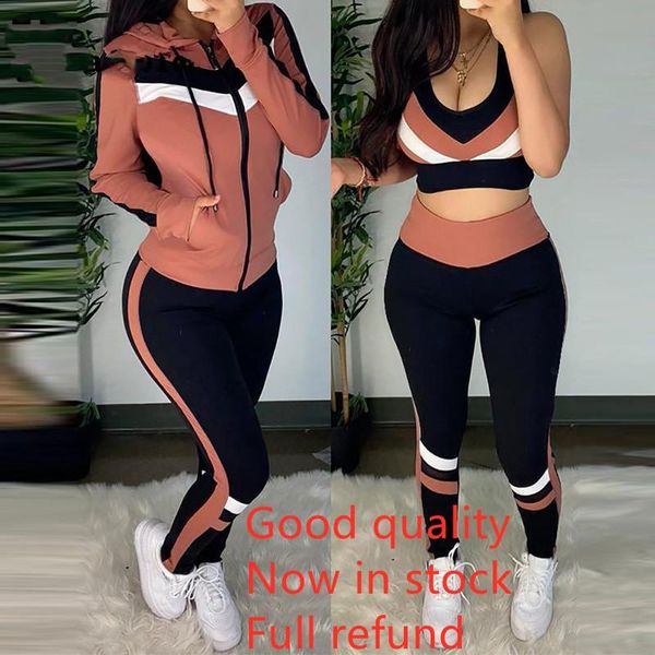women's hoodies & sweatshirts colorblock crop high waist pants hooded coat set casual women 3 piece outfits sleeve style clothing lengt, Black
women's hoodies & sweatshirts colorblock crop high waist pants hooded coat set casual women 3 piece outfits sleeve style clothing lengt, Black
