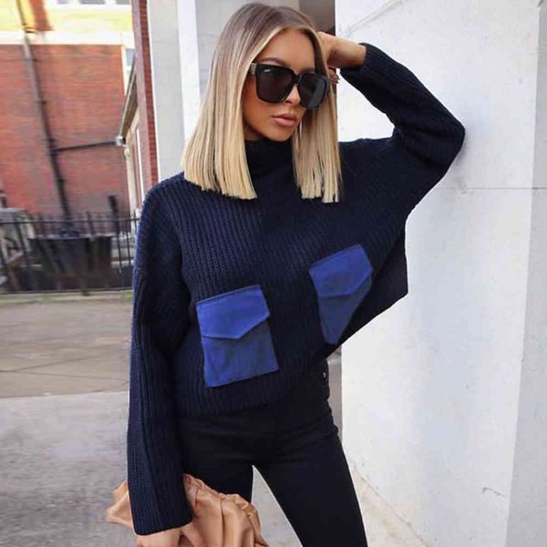 knits thick turtleneck ladies'fashionable mesh loose women's basic woman's handsome upper aesthetic sweater streetwear, White
knits thick turtleneck ladies'fashionable mesh loose women's basic woman's handsome upper aesthetic sweater streetwear, White
