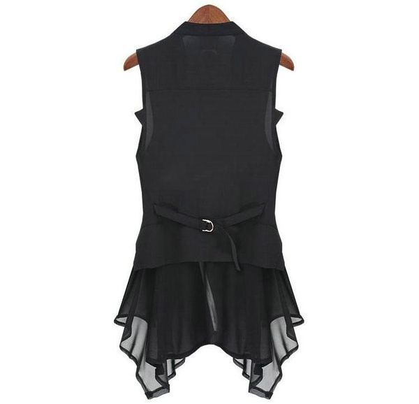 women's jackets 2021 spring - summer jacket chiffon women slim long european brands sleeveless waist-coat maga s- xxxl, Black;brown
women's jackets 2021 spring - summer jacket chiffon women slim long european brands sleeveless waist-coat maga s- xxxl, Black;brown