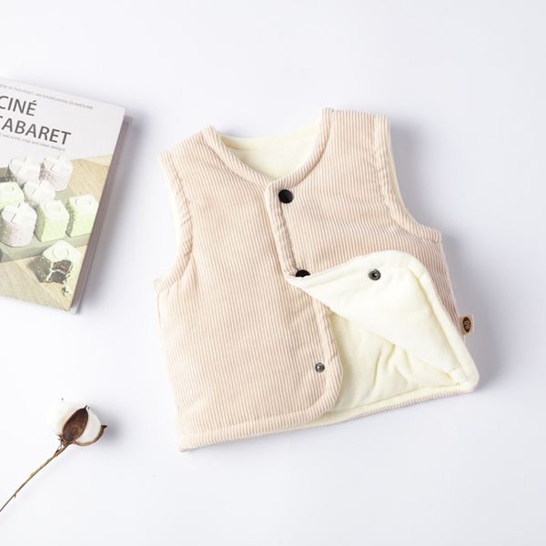 2021 Spring Girls Warm Vest Winter Boys Thicken Waistcoat Sleeveless Kids Outerwear Vest Children Cotton Vest For 1-6Years, Beige
2021 Spring Girls Warm Vest Winter Boys Thicken Waistcoat Sleeveless Kids Outerwear Vest Children Cotton Vest For 1-6Years, Beige