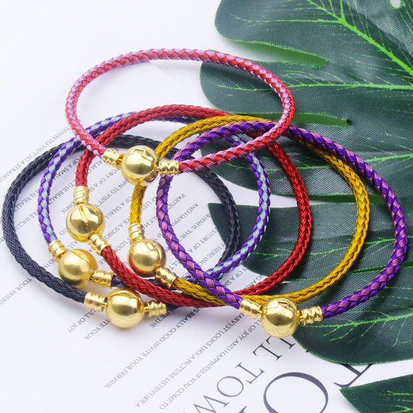 charm bracelets wave wire rope bracelet 6 color women accessories beautiful gift chain diy buckle cowhide jewellery, Golden;silver
charm bracelets wave wire rope bracelet 6 color women accessories beautiful gift chain diy buckle cowhide jewellery, Golden;silver