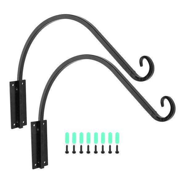 hooks & rails 2/1 pc 16 inch black outdoor plant hanging bracket flower wall garden basket planter lantern hanger
hooks & rails 2/1 pc 16 inch black outdoor plant hanging bracket flower wall garden basket planter lantern hanger