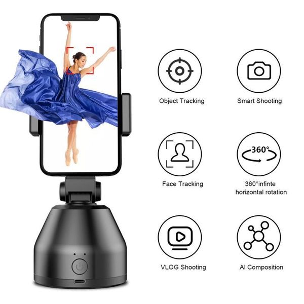 auto smart mobile phone stand smart ai gimbal 360° rotation face tracking camera personal robot cameraman tablet phone holder
auto smart mobile phone stand smart ai gimbal 360° rotation face tracking camera personal robot cameraman tablet phone holder