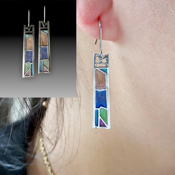 dangle & chandelier lovely multi-colors mixed geometric earrings boho jewelry handmade hollow out metal green blue paint earring femme, Silver
dangle & chandelier lovely multi-colors mixed geometric earrings boho jewelry handmade hollow out metal green blue paint earring femme, Silver