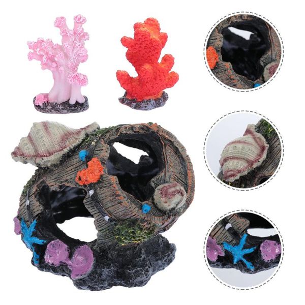 3pcs aquarium simulation coral and fish tank landscaping hideout cave decoration decorations
3pcs aquarium simulation coral and fish tank landscaping hideout cave decoration decorations