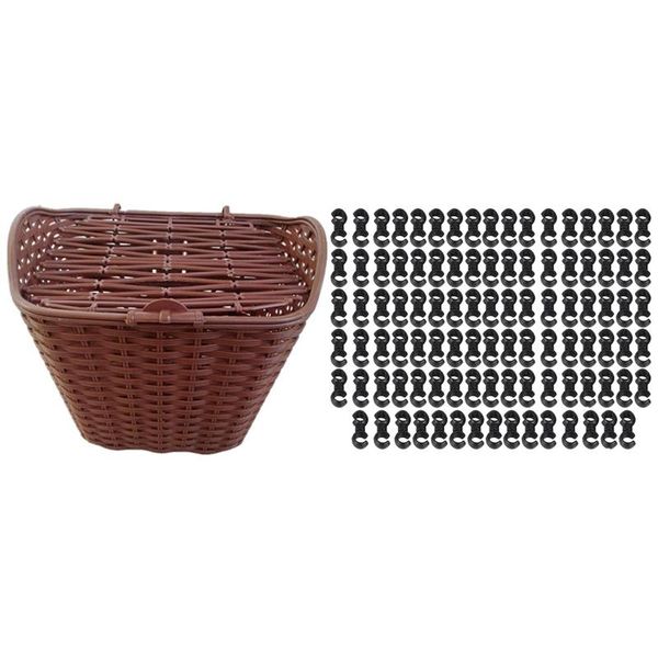 bicycle double mountain bike plastic baskets rattan basket with 100pcs s buckle brake derailleur shift cable line car & truck racks
bicycle double mountain bike plastic baskets rattan basket with 100pcs s buckle brake derailleur shift cable line car & truck racks