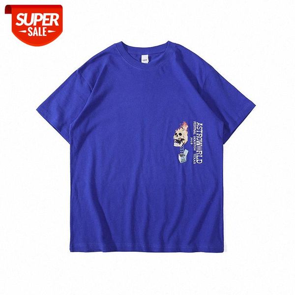 european and american high street hipster print short-sleeved men women summer wild multicolor skull letter short t-shirt #r00e, White;black
european and american high street hipster print short-sleeved men women summer wild multicolor skull letter short t-shirt #r00e, White;black