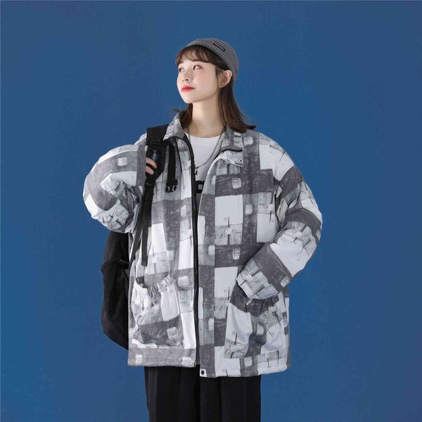 women's wool & blends 2021 winter jacket parkas female printed thick loose casual warm coat plus size 4xl 5xl 6ht0, Black
women's wool & blends 2021 winter jacket parkas female printed thick loose casual warm coat plus size 4xl 5xl 6ht0, Black