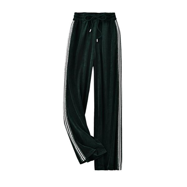women's pants & capris shuchan korean style velvet womens bright line decoration 63% cotton high elastic waist wide leg streetwear wome, Black;white
women's pants & capris shuchan korean style velvet womens bright line decoration 63% cotton high elastic waist wide leg streetwear wome, Black;white
