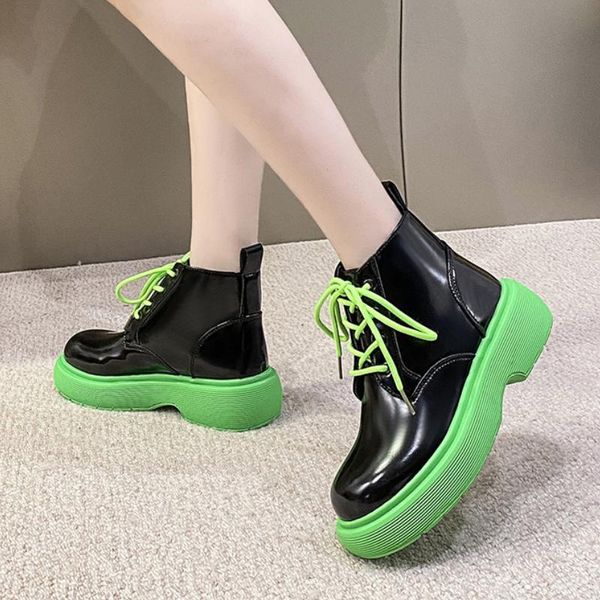 boots waterproof autumn ladies shoes platform mix color women fashion thick bottom lace-up ankle woman, Black
boots waterproof autumn ladies shoes platform mix color women fashion thick bottom lace-up ankle woman, Black
