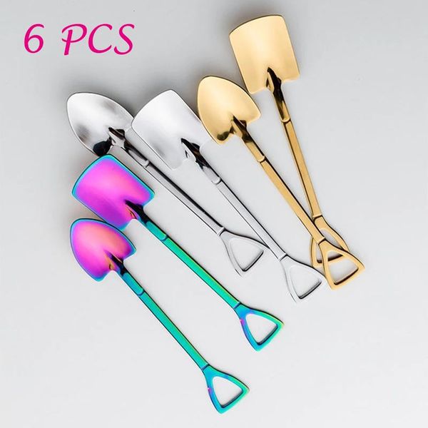 spoons 6pcs stainless steel shovel spoon for coffee dessert fruit ice cream watermelon creative fashion tea metal 
spoons 6pcs stainless steel shovel spoon for coffee dessert fruit ice cream watermelon creative fashion tea metal