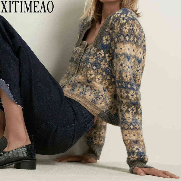 za women winter fashion retro national style jacquard sweater knitted cardigan coat junior long sleeve chic 211117, White
za women winter fashion retro national style jacquard sweater knitted cardigan coat junior long sleeve chic 211117, White