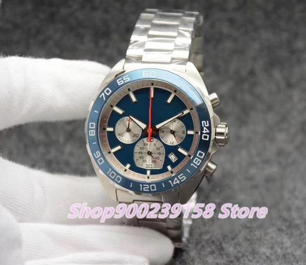 wristwatches fashion quartz multicolor dial chronograph watches men stainless steel black ceramic bezel sapphire calendar watch waterproof, Slivery;brown
wristwatches fashion quartz multicolor dial chronograph watches men stainless steel black ceramic bezel sapphire calendar watch waterproof, Slivery;brown