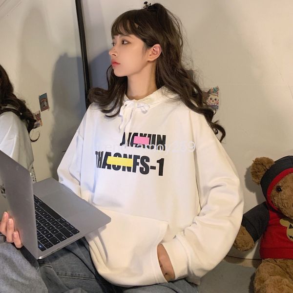 women's hoodies & sweatshirts american high street hiphop sweater women's autumn and winter loose ins lazy wind bf plush thickened, Black
women's hoodies & sweatshirts american high street hiphop sweater women's autumn and winter loose ins lazy wind bf plush thickened, Black