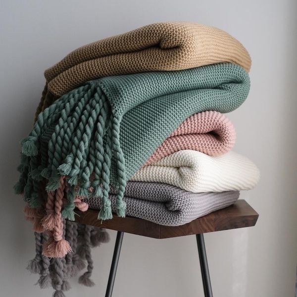 blankets nordic knitted blanket soild color sofa throw with tassels travel tv nap air condition bed decorative
blankets nordic knitted blanket soild color sofa throw with tassels travel tv nap air condition bed decorative