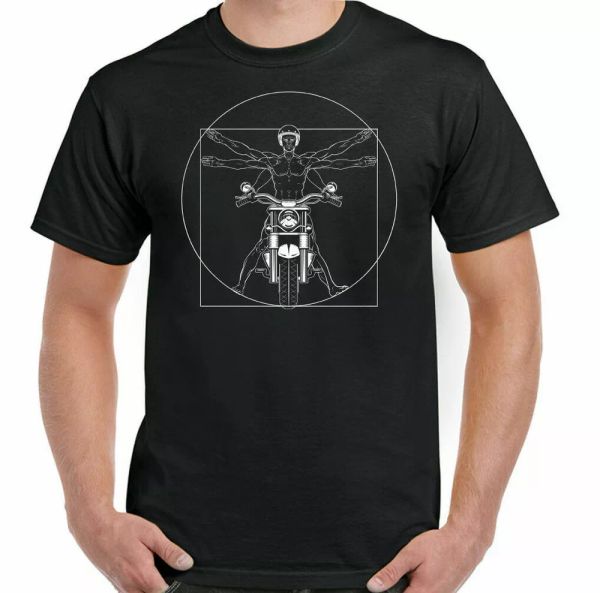 biker vitruvian mens funny motorcycle biker motorcycle cafe racer indian, White;black
biker vitruvian mens funny motorcycle biker motorcycle cafe racer indian, White;black