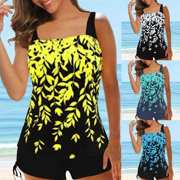 women's swimwear 2pcs women summer swimwear,fashion casual leaf print padded tank +solid color drawstring shorts swimsuit for girls,5 c, White;black
women's swimwear 2pcs women summer swimwear,fashion casual leaf print padded tank +solid color drawstring shorts swimsuit for girls,5 c, White;black