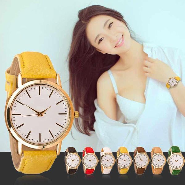 wristwatches simple women watches ladies pu leather band analog quartz wrist watch xrq88, Slivery;brown
wristwatches simple women watches ladies pu leather band analog quartz wrist watch xrq88, Slivery;brown