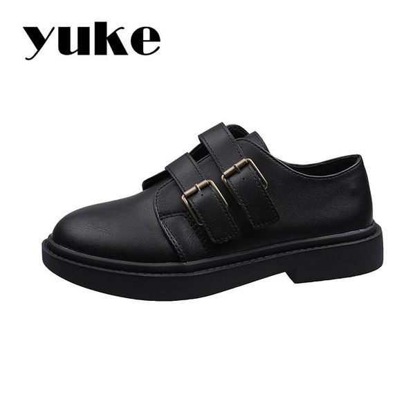 yuke women handmade loafers round toe all-match elegant shoes ladies leather slip on british style breathable buckle strap shoe, Black
yuke women handmade loafers round toe all-match elegant shoes ladies leather slip on british style breathable buckle strap shoe, Black