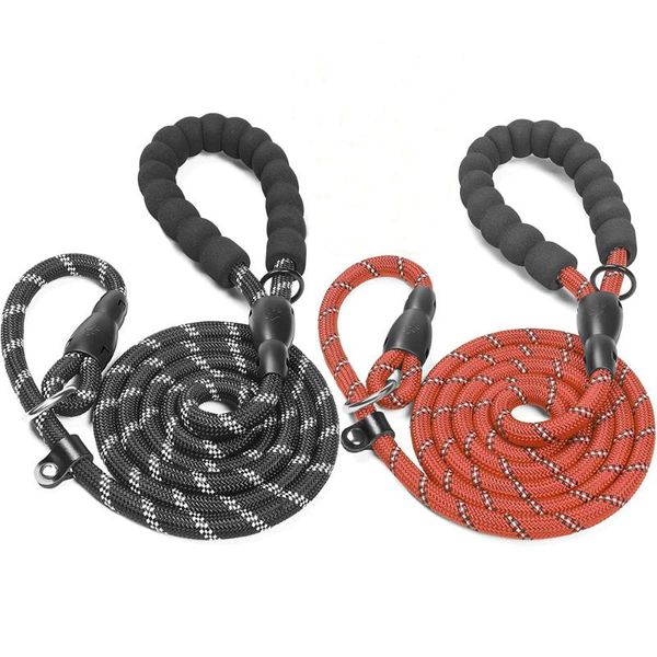 dog collars & leashes slip collar choke leash p-leash reflective durable training rope sponge handle control for running walking hiking
dog collars & leashes slip collar choke leash p-leash reflective durable training rope sponge handle control for running walking hiking