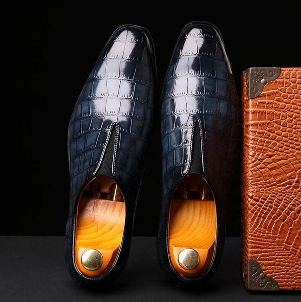 pointed toe classic wedding slip-on penny casual flat shoes breathable shoes men's business pointed leather shoes, Black
pointed toe classic wedding slip-on penny casual flat shoes breathable shoes men's business pointed leather shoes, Black