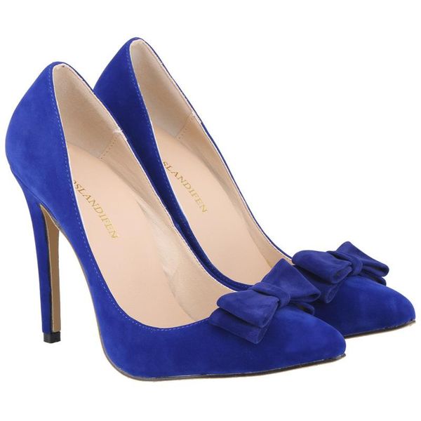dress shoes thin high heels classic women pumps wedding party pointed toe flock 11cm slip on butterfly-knot mujer bombas size 35-42, Black
dress shoes thin high heels classic women pumps wedding party pointed toe flock 11cm slip on butterfly-knot mujer bombas size 35-42, Black