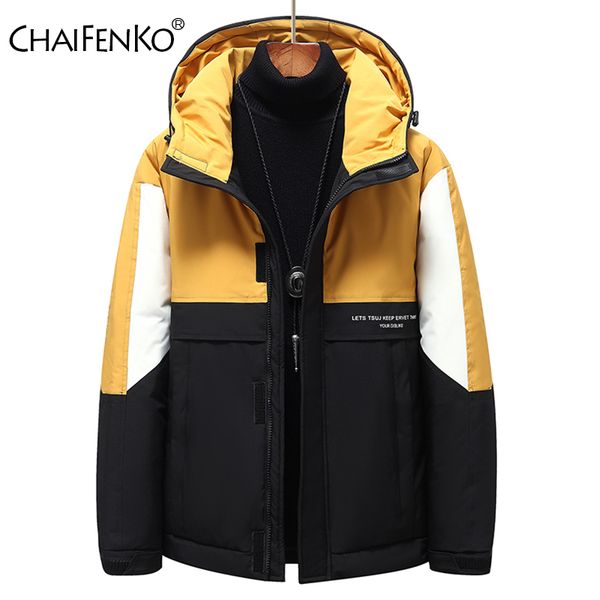chaifenko brand winter down jacket men fashion casual thick warm windbreaker coat parkas waterproof hooded 's, Black
chaifenko brand winter down jacket men fashion casual thick warm windbreaker coat parkas waterproof hooded 's, Black