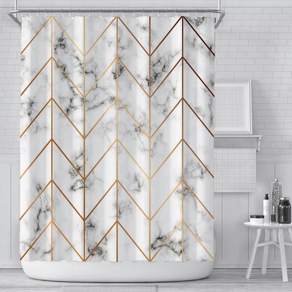 shower curtains ins nordic marble pattern bath curtain waterproof geometric screen printed for bathroom home decor 
shower curtains ins nordic marble pattern bath curtain waterproof geometric screen printed for bathroom home decor