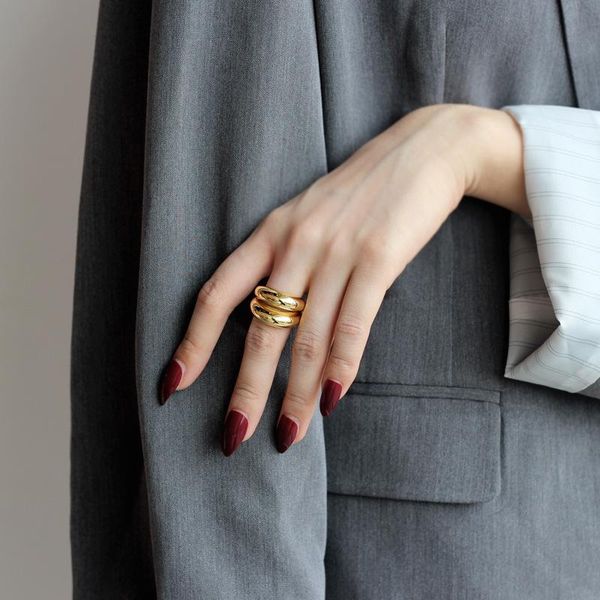 cluster rings trendy gold color open finger for women men 925 silver geometry circular punk ring charm big large chunky gifts, Golden;silver
cluster rings trendy gold color open finger for women men 925 silver geometry circular punk ring charm big large chunky gifts, Golden;silver