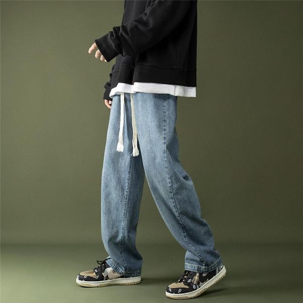 men's jeans 2021 spring autumn cotton denim hip hop streetwear loose blue black pants trousers men boy
men's jeans 2021 spring autumn cotton denim hip hop streetwear loose blue black pants trousers men boy