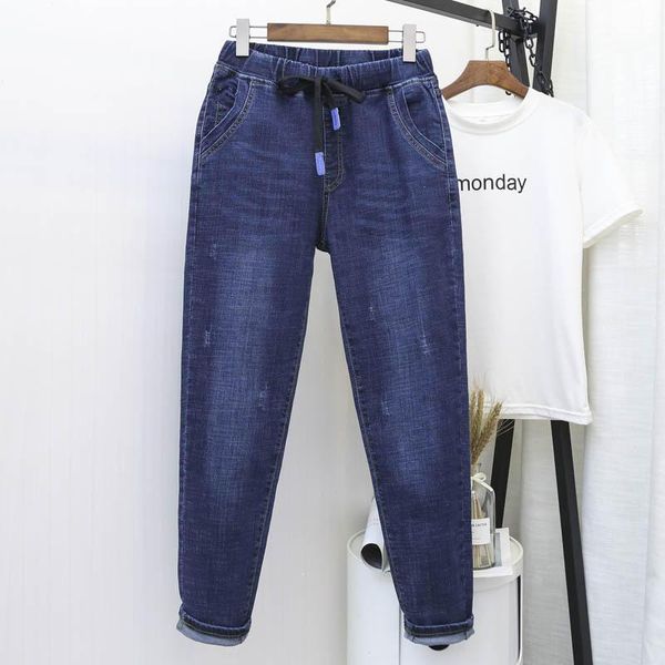 women's jeans s-5xl vintage women with high waist denim harem pants female loose elastic streetwear mom clothes k418, Blue
women's jeans s-5xl vintage women with high waist denim harem pants female loose elastic streetwear mom clothes k418, Blue