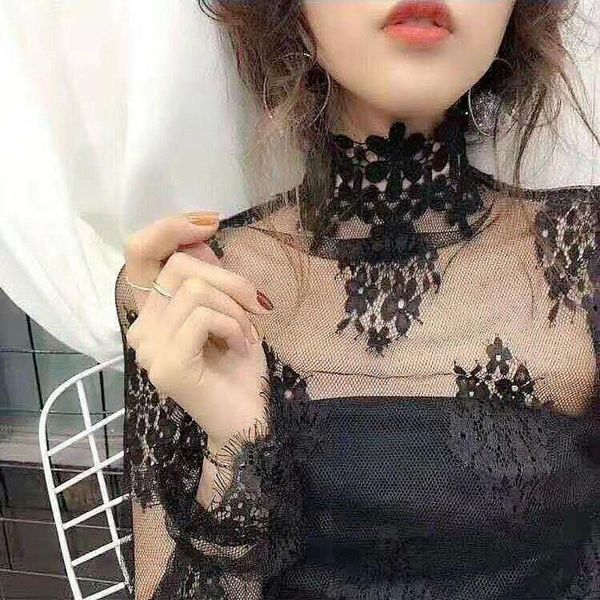 women's blouses & shirts summer 2021 women gothic solid lace long sleeve retro temperament mesh crop top, White
women's blouses & shirts summer 2021 women gothic solid lace long sleeve retro temperament mesh crop top, White