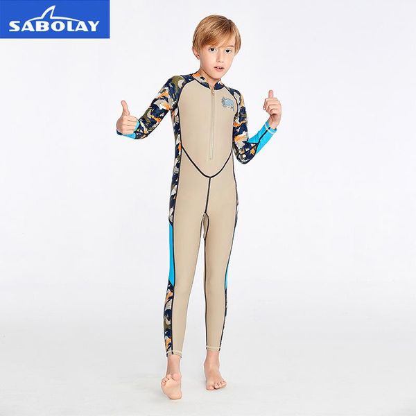 swim wear sabolay children's diving suit one-piece sunscreen surfing boys long-sleeved cold-proof jellyfish snorkeling swimsuit
swim wear sabolay children's diving suit one-piece sunscreen surfing boys long-sleeved cold-proof jellyfish snorkeling swimsuit