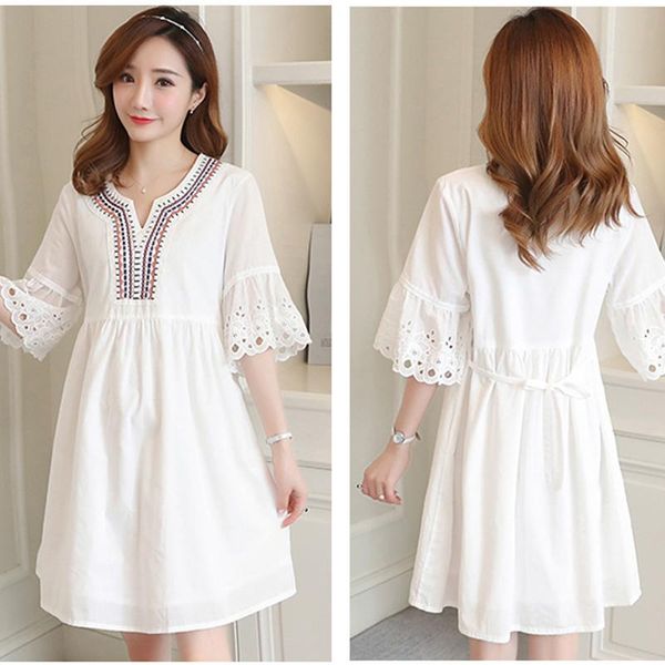 maternity dresses okaymom summer clothing korean causal loose lace embroidery dress for pregnant pregnancy wear vestidos clothes, White
maternity dresses okaymom summer clothing korean causal loose lace embroidery dress for pregnant pregnancy wear vestidos clothes, White