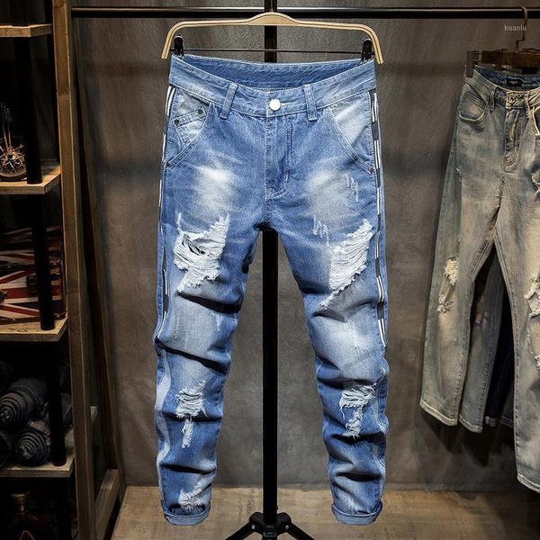 men's jeans men jean homme pantalones hombre denim trousers male casual designer ripped biker slim pants blue streetwear
men's jeans men jean homme pantalones hombre denim trousers male casual designer ripped biker slim pants blue streetwear