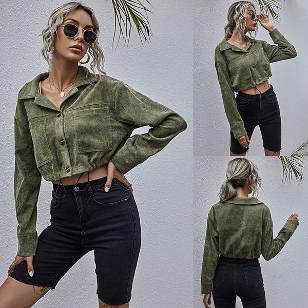 casual coats and jackets women button up long sleeve turn-down collar with pockets female autumn winter outwears women's, Black;brown
casual coats and jackets women button up long sleeve turn-down collar with pockets female autumn winter outwears women's, Black;brown