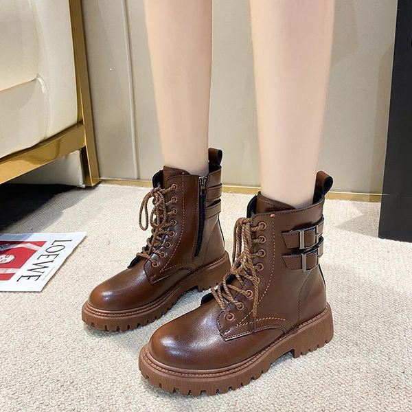 boots 2021 chunky motorcycle for women buckle winter keep warm fashion round toe lace-up zipper ladies shoes snow, Black
boots 2021 chunky motorcycle for women buckle winter keep warm fashion round toe lace-up zipper ladies shoes snow, Black