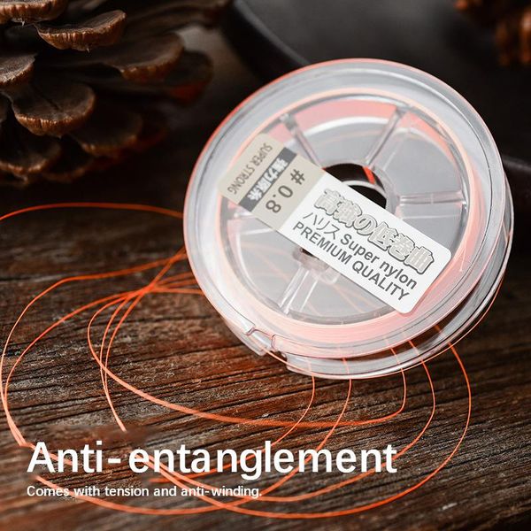 braid line 30/50m nylon fishing transparent leader durable soft strong tension anti curl tackle accessories
braid line 30/50m nylon fishing transparent leader durable soft strong tension anti curl tackle accessories