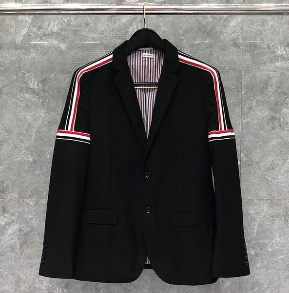 jackets fashion tb thom brand formal blazer men british casual suit men's jacket spring single breasted shoulder striped wool coat, Black;brown
jackets fashion tb thom brand formal blazer men british casual suit men's jacket spring single breasted shoulder striped wool coat, Black;brown