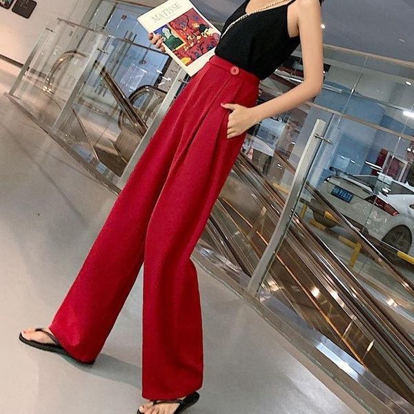 women's pants & capris women wide leg elegant loose plus size all-match chic solid full length fashion vintage trousers streetwear pant, Black;white
women's pants & capris women wide leg elegant loose plus size all-match chic solid full length fashion vintage trousers streetwear pant, Black;white