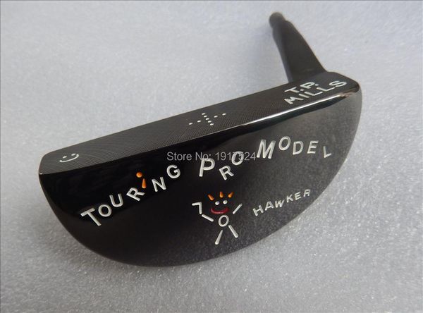 

club heads tp mills hawker touring pro model with cnc milled golf putter head dark black colour