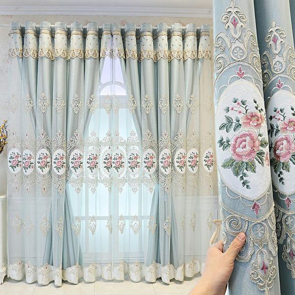 curtain & drapes embroidery european luxury curtains for living dining room bedroom double layer simple modern custom windows blackout
curtain & drapes embroidery european luxury curtains for living dining room bedroom double layer simple modern custom windows blackout