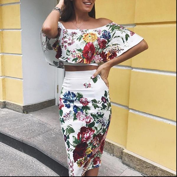 womens tracksuits summer off shoulder two piece set 2 crop skirts printed elegant pencil skirt, Gray
womens tracksuits summer off shoulder two piece set 2 crop skirts printed elegant pencil skirt, Gray